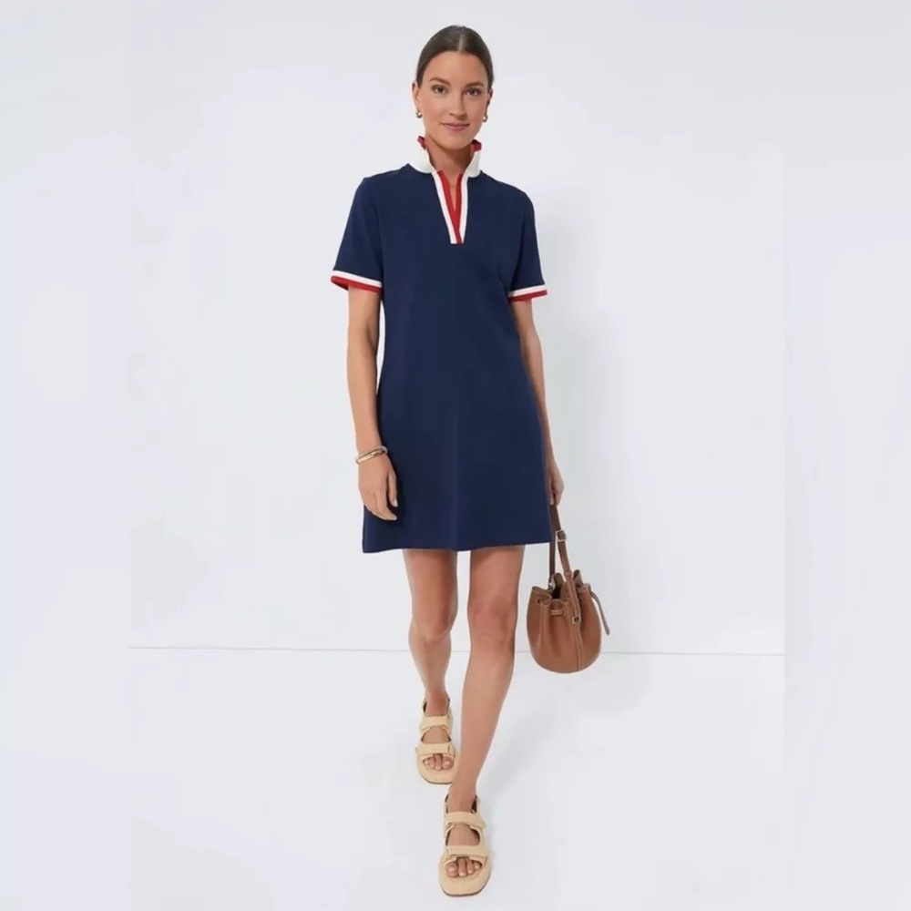 Tuckernuck Hutton Polo Dress in Navy
